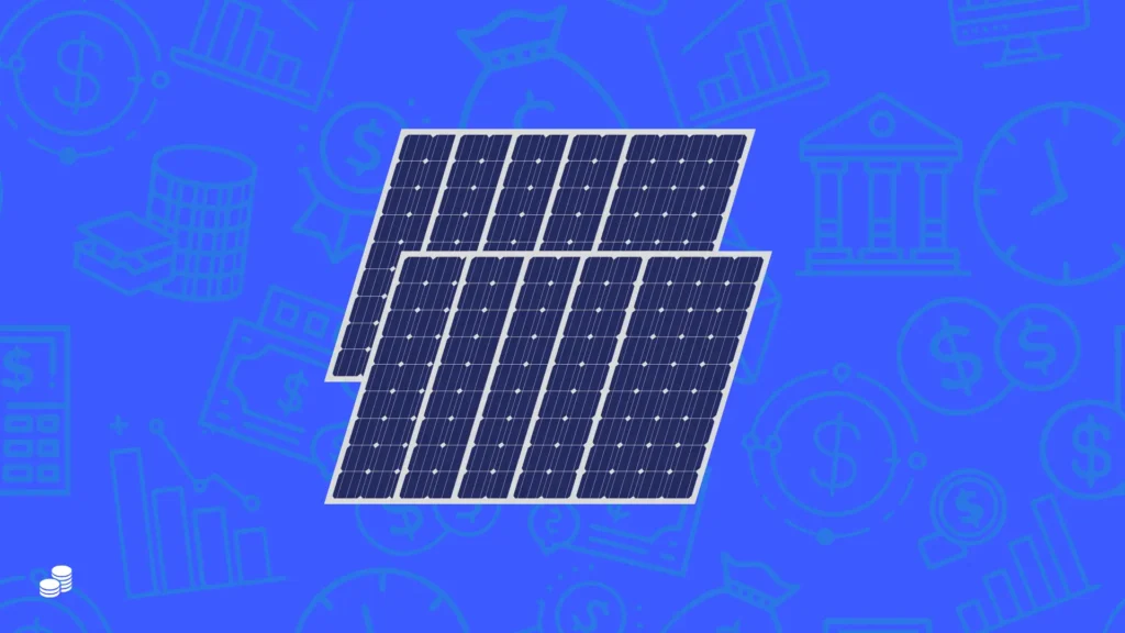 10 zonnepanelen bij elkaar
