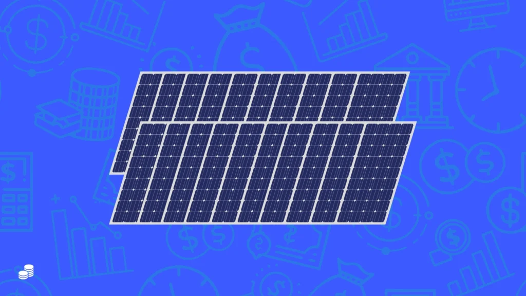 20 zonnepanelen naast elkaar